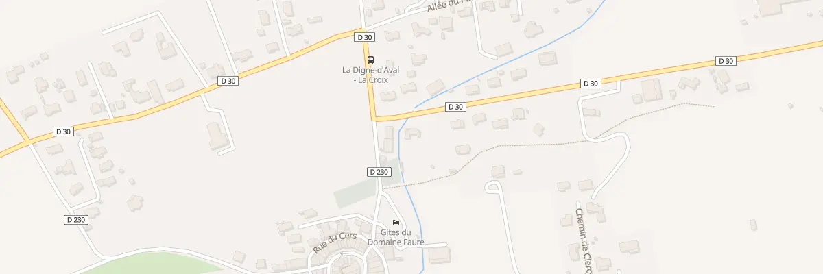 Plan du 84 La Gravette à La Digne-d’Aval