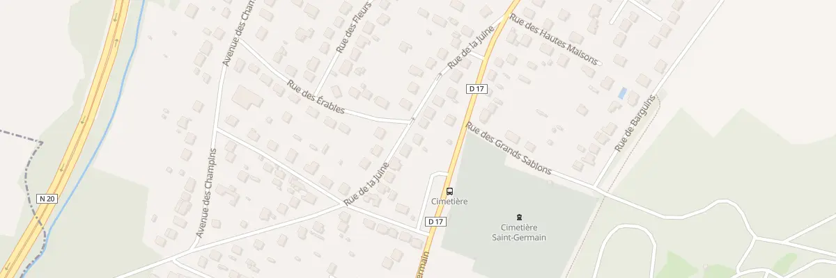 Plan du 24 Rue de la Juine à Morigny-Champigny