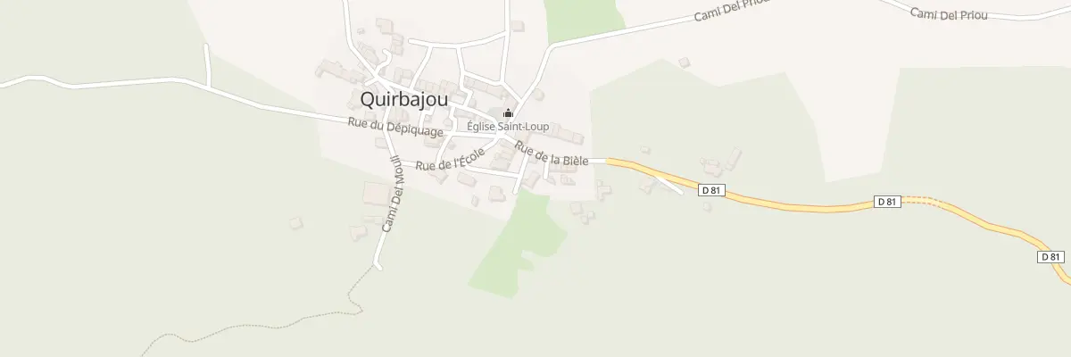Plan du 2 Rue des Champs à Quirbajou