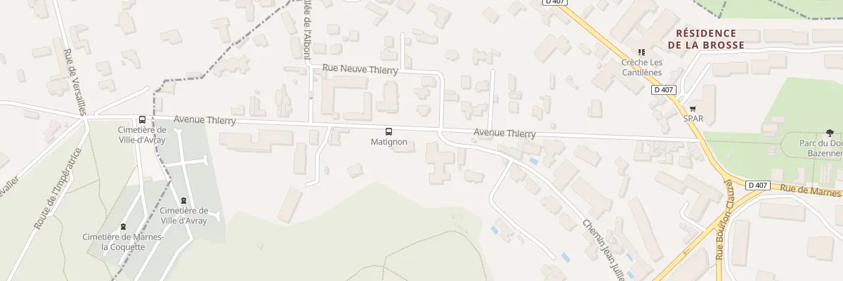 Plan du 25 Av Thierry à Ville-d’Avray