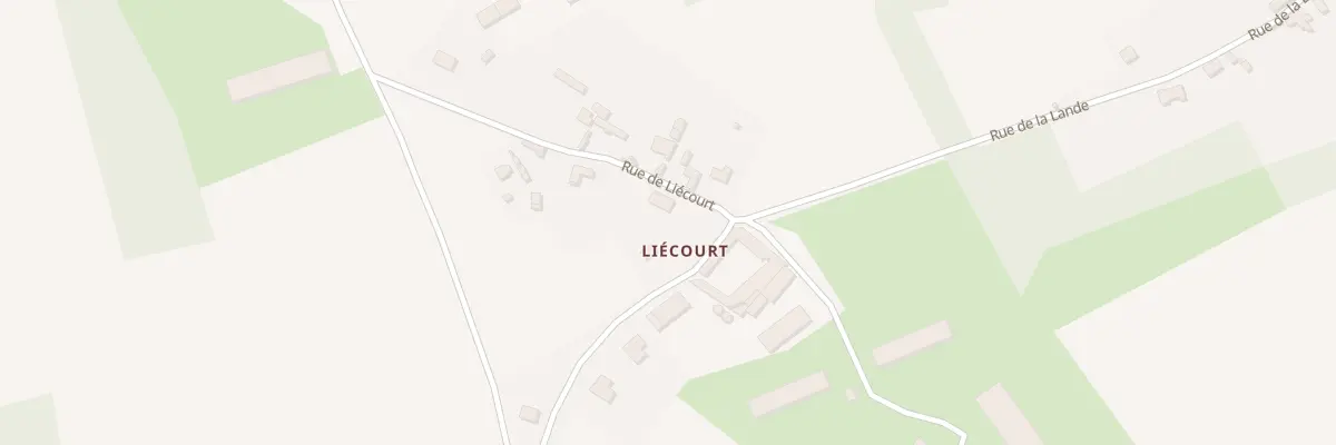 Plan du 3 Liécourt à Esches