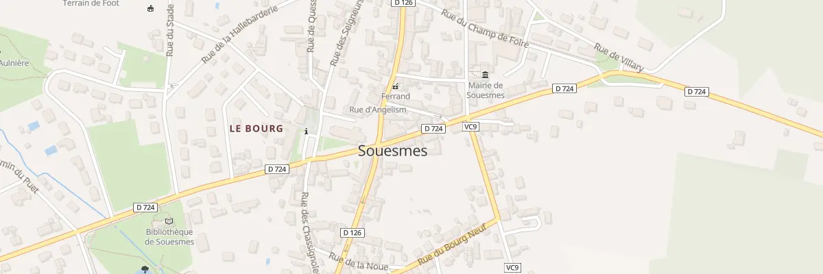 Plan du 16 Rue du 17 Juin à Souesmes