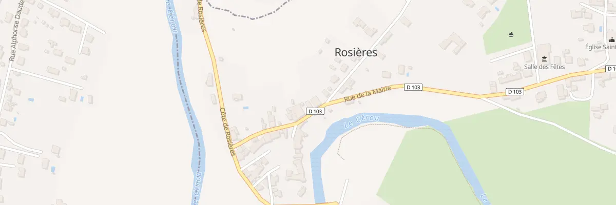 Plan du 32 Rue de la mairie à Rosières