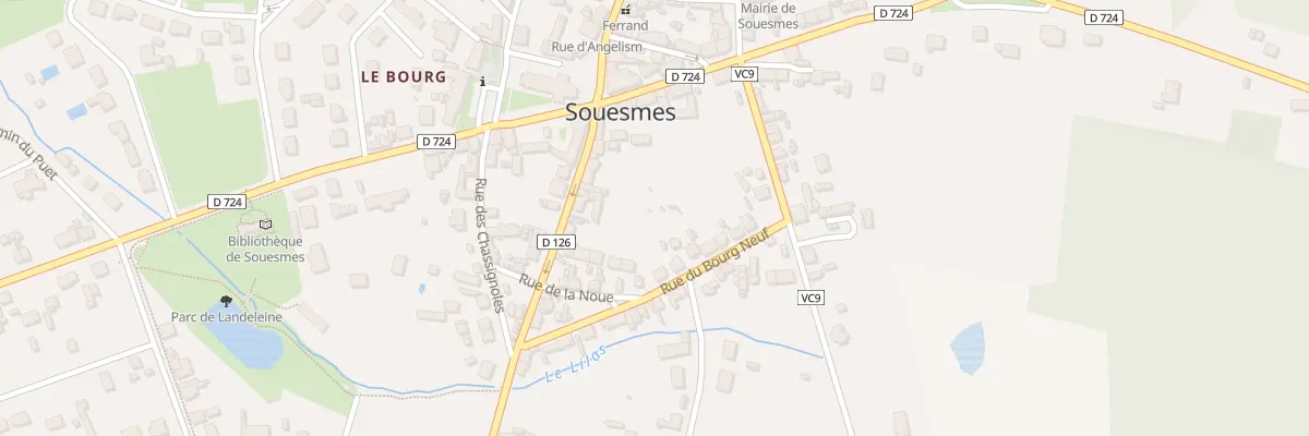 Plan du 12 Rue du Bourg Neuf à Souesmes