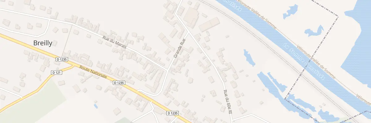 Plan du 9 Gr La Grande Rue à Breilly