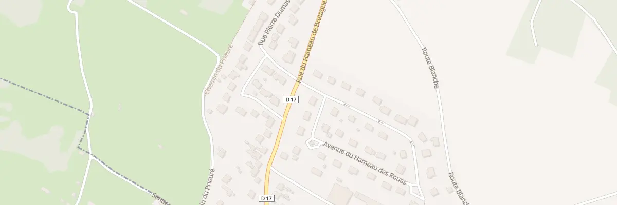 Plan du 2 Av du Hameau des Rouas à Morigny-Champigny
