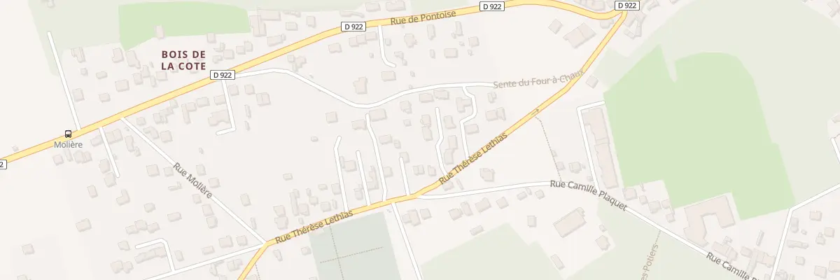 Plan du 16 Rue Thérèse Léthias à Méry-sur-Oise