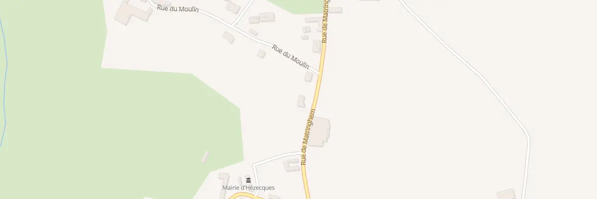 Plan du 303 Rue de Matringhem à Hézecques