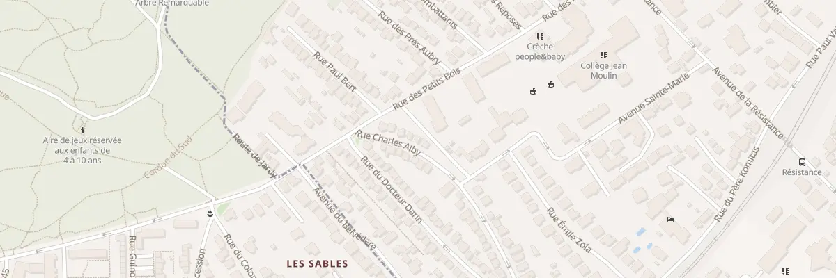 Plan du 22 Rue Charles Alby à Chaville