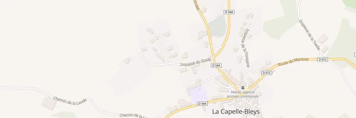 Plan du 5166 Lot Le Chene à La Capelle-Bleys