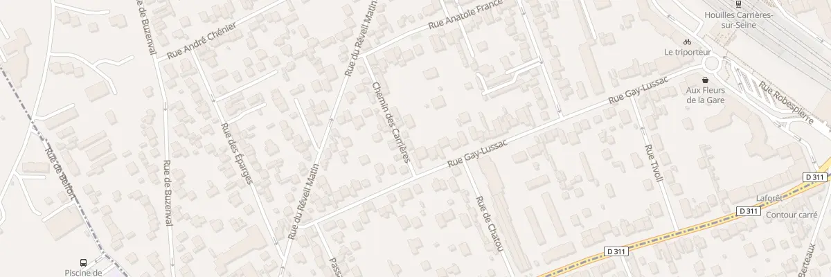Plan du 56 Rue Gay-lussac à Houilles