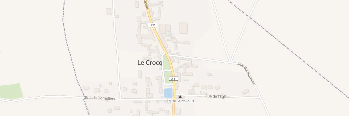 Plan du 47 Rue Principale au Crocq