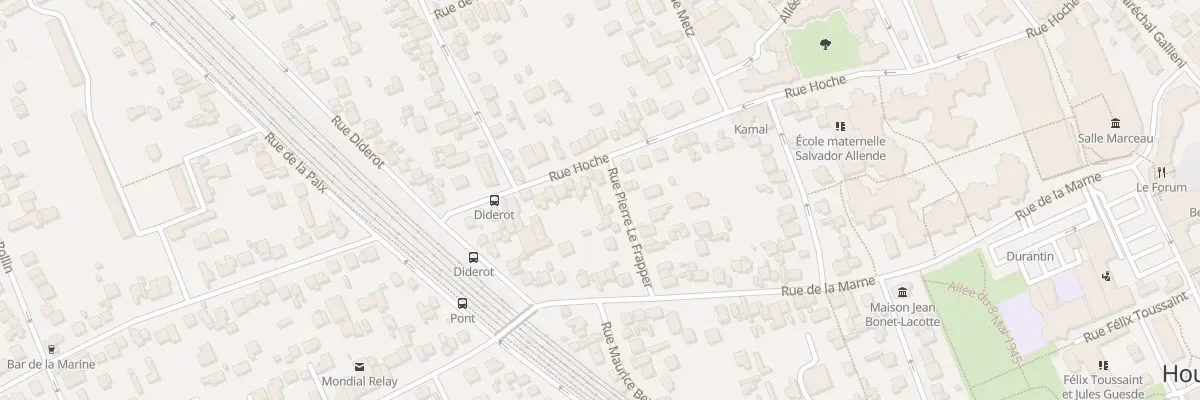Plan du 20 Rue Hoche à Houilles