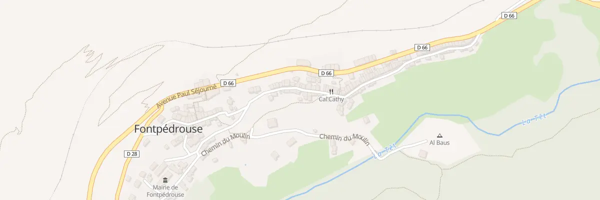 Plan du 5011F Le Village à Fontpédrouse