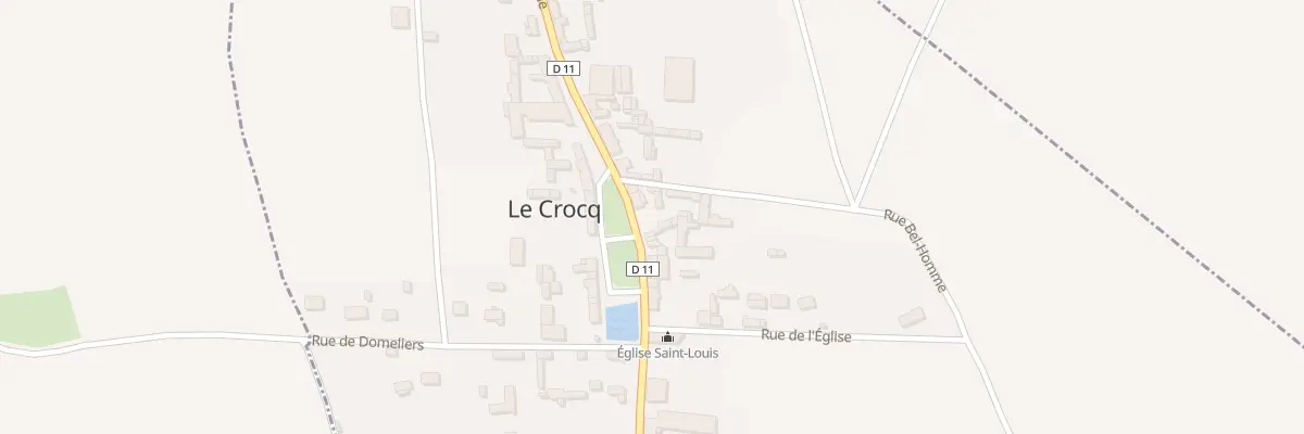 Plan du 49 Rue Principale au Crocq