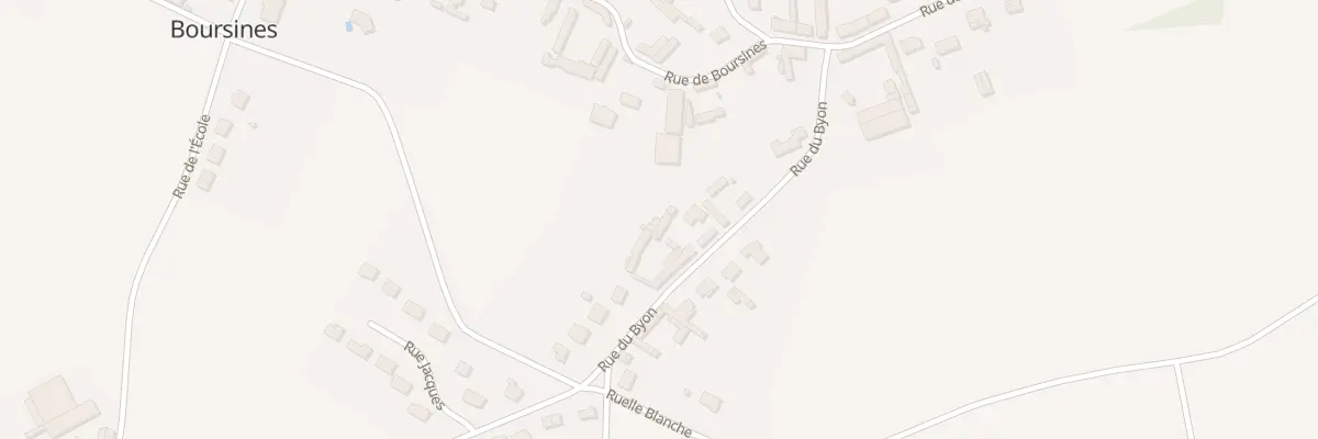 Plan du 8 Rue du Byon (Boursines) à Oroër