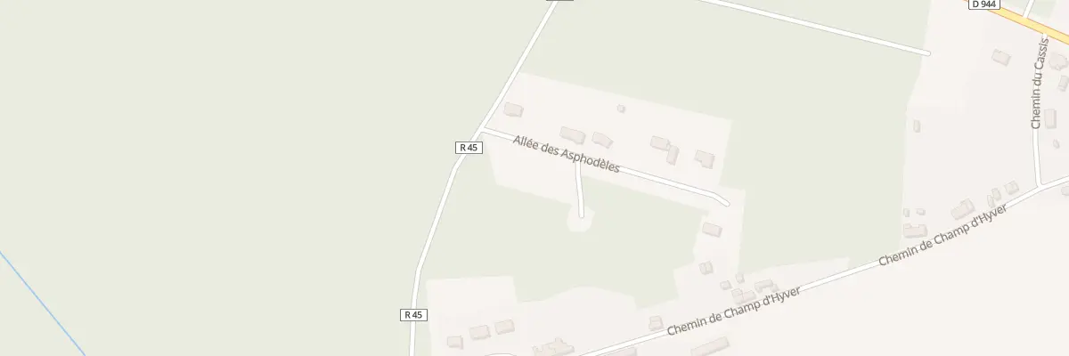 Plan du 2 All des Asphodèles à Nançay