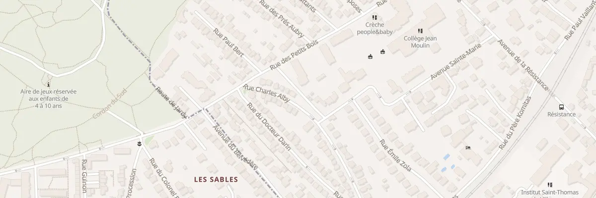 Plan du 20T Rue Charles Alby à Chaville