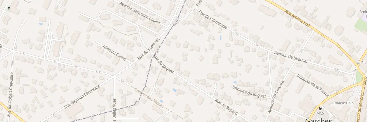 Plan du 42 Rue du Regard à Garches