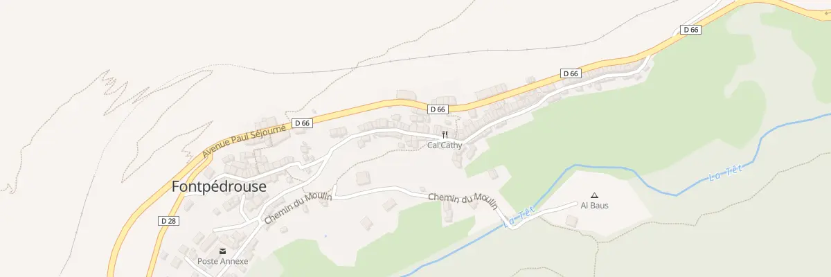 Plan du 106 Le Village à Fontpédrouse