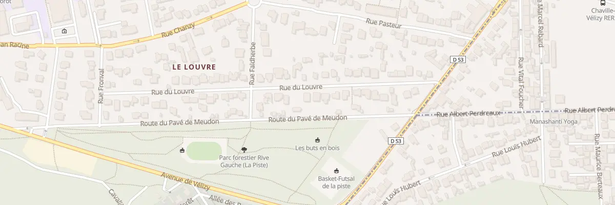 Plan du 21 Rue du Louvre à Viroflay