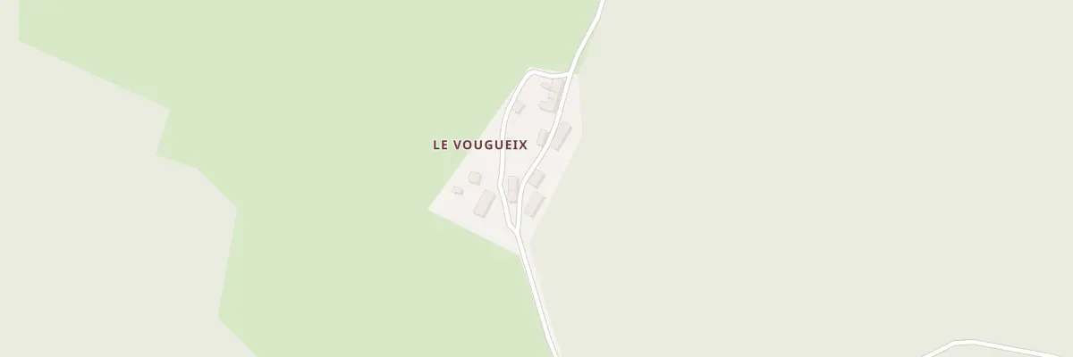 Plan du 3 Le Vougueix à Croze