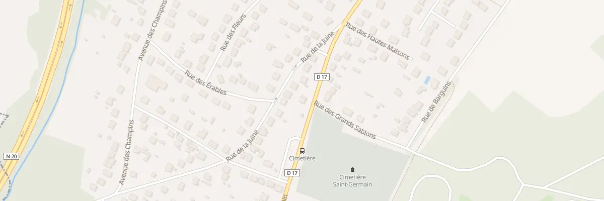 Plan du 30 Rue St Germain à Morigny-Champigny