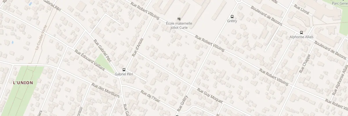 Plan du 13 Rue Guy Moquet à Sartrouville