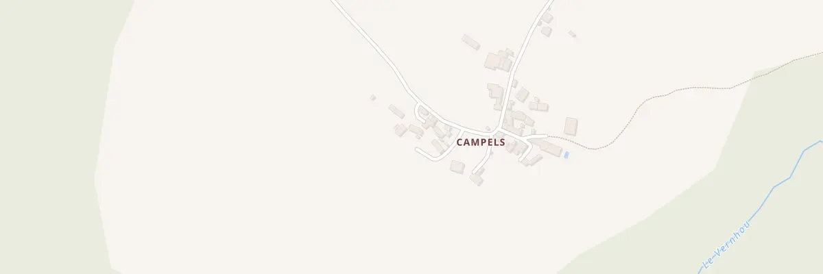Plan du 5446A Campels à La Salvetat-Peyralès