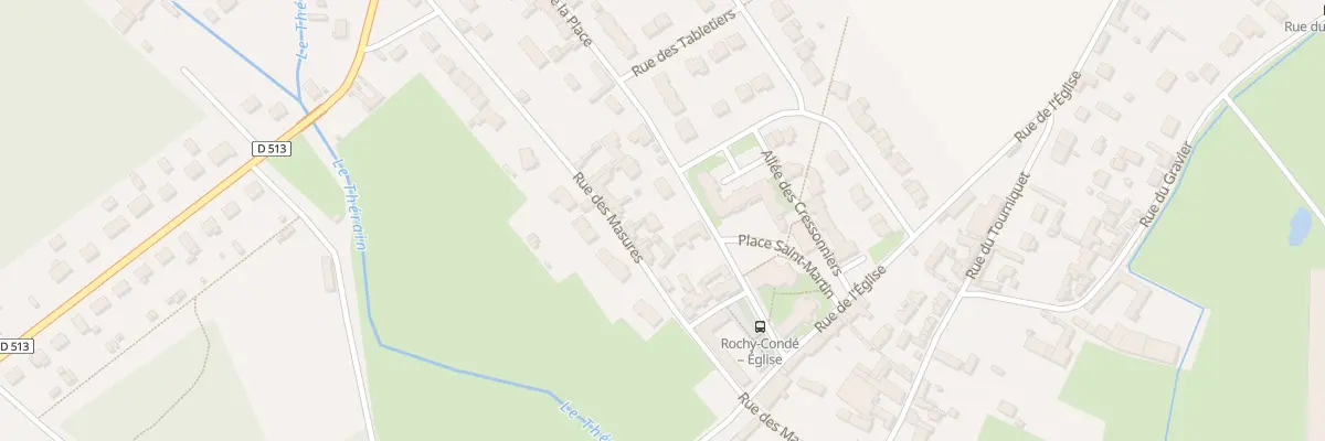Plan du 12 Rue des Masures à Rochy-Condé