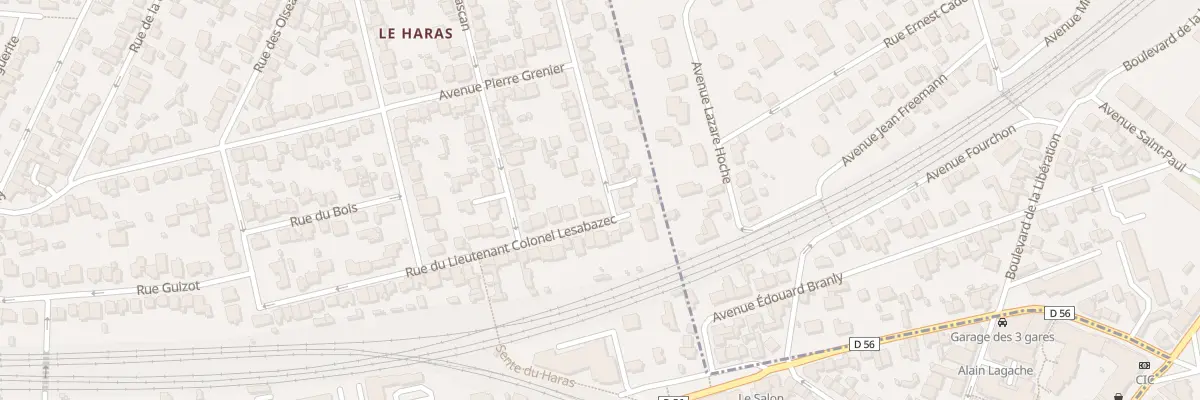 Plan du 42 Rue des Fleurs à Viroflay