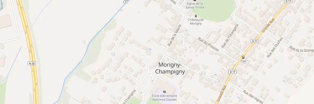 Plan du 1 Rue de la Mairie à Morigny-Champigny