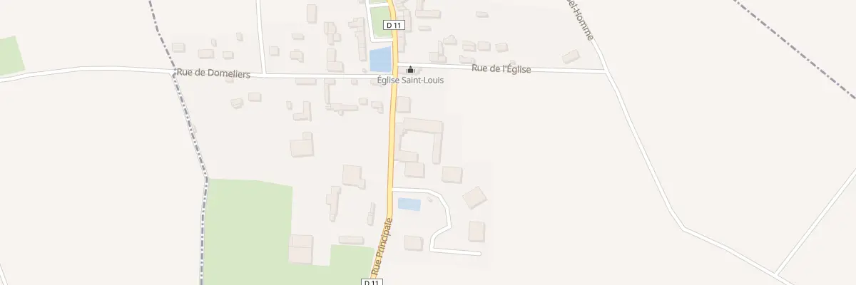 Plan du 53 Rue Principale au Crocq
