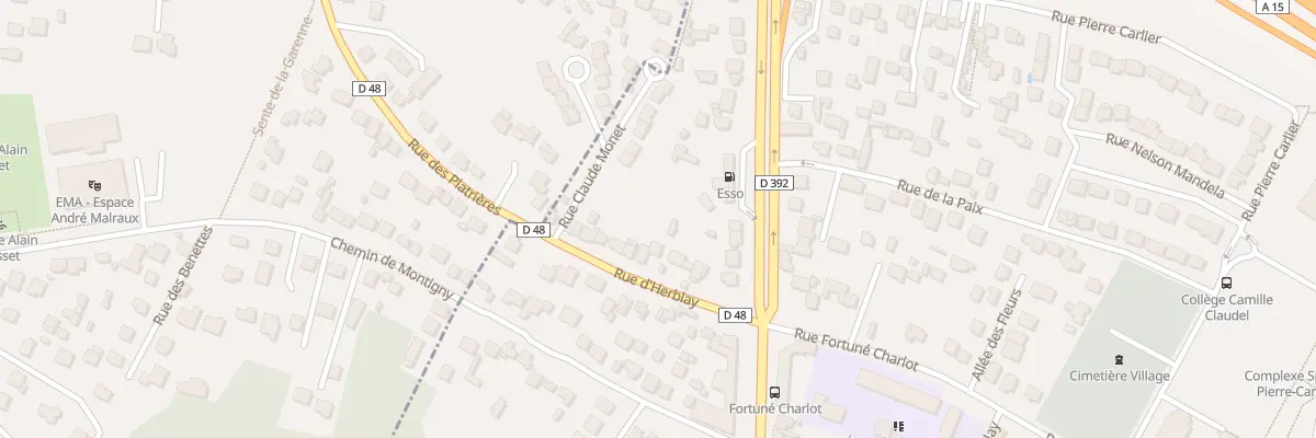 Plan du 62 Rue ’d’Herblay à Montigny-lès-Cormeilles