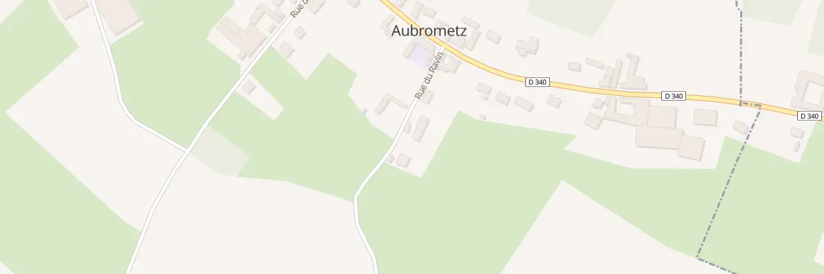 Plan du 3 Rue du Ravin à Aubrometz
