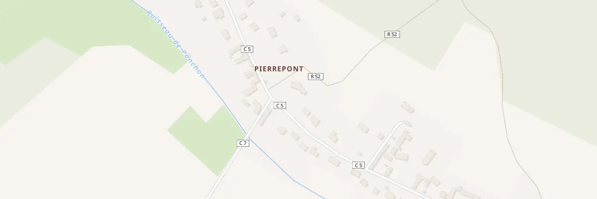 Plan du 584 Rue de Pierrepont à Ponchon