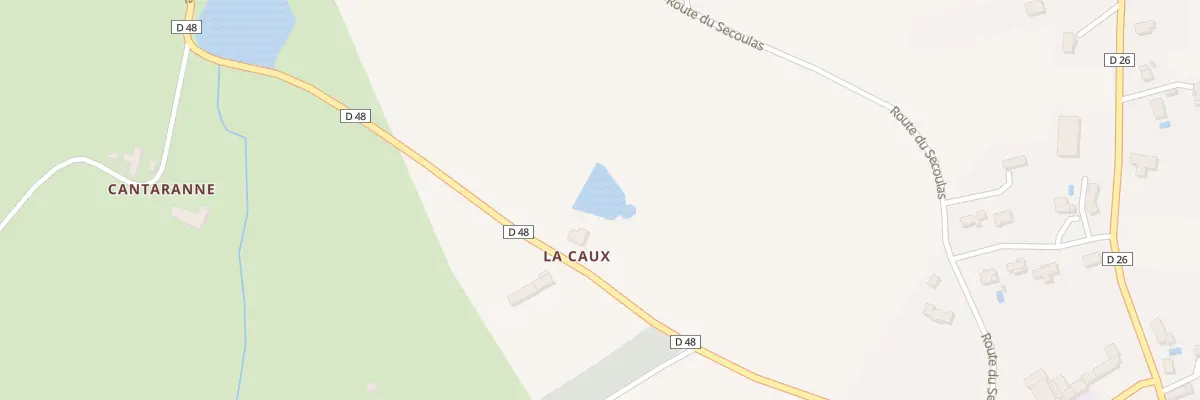 Plan du 5092B La Caux à Privezac