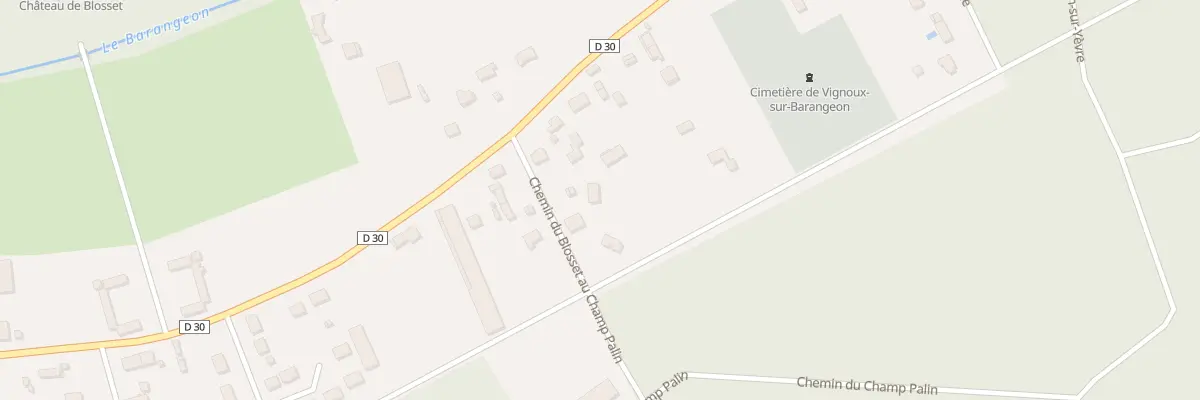 Plan du 30B Rue Jean Graczyk à Vignoux-sur-Barangeon
