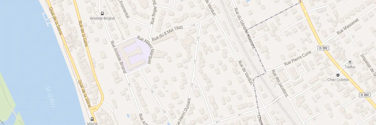 Plan du 25 Rue Henri Dunant à La Frette-sur-Seine
