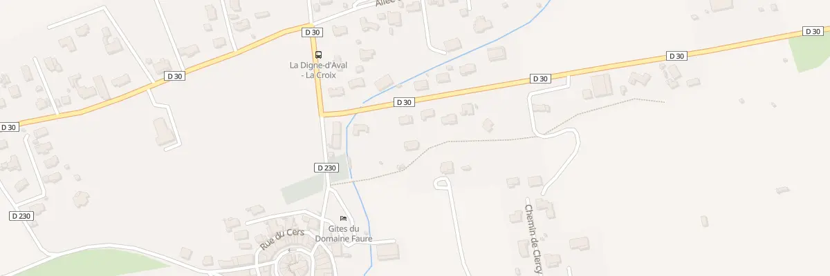 Plan du 129 La Gravette à La Digne-d’Aval