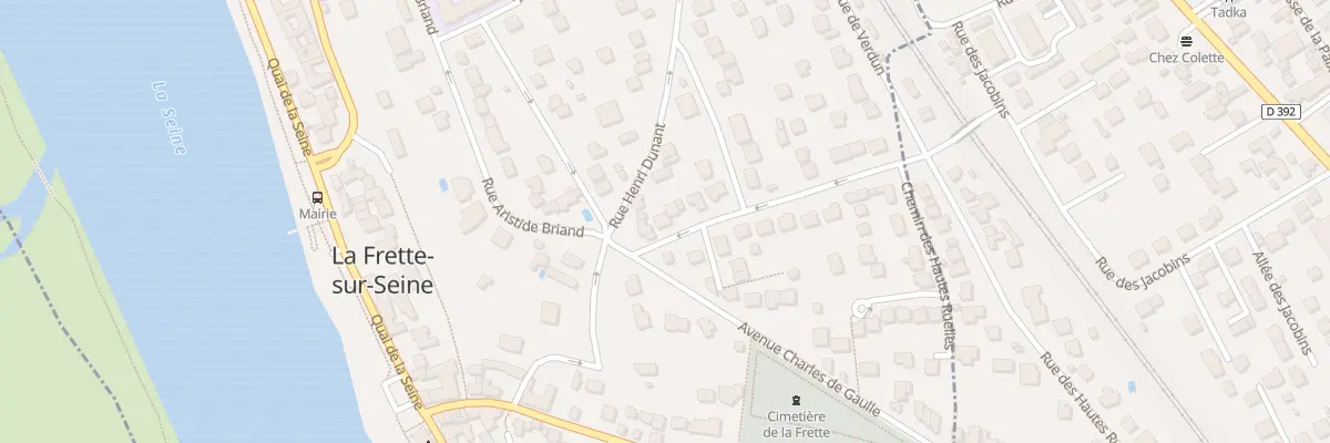 Plan du 3 Rue du Travers des Cailloux à La Frette-sur-Seine