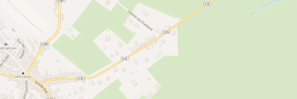 Plan du 9 Rue du Chatelard à Chénérailles