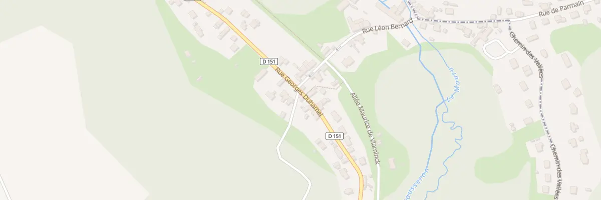 Plan du 235 Rue Georges Duhamel à Valmondois