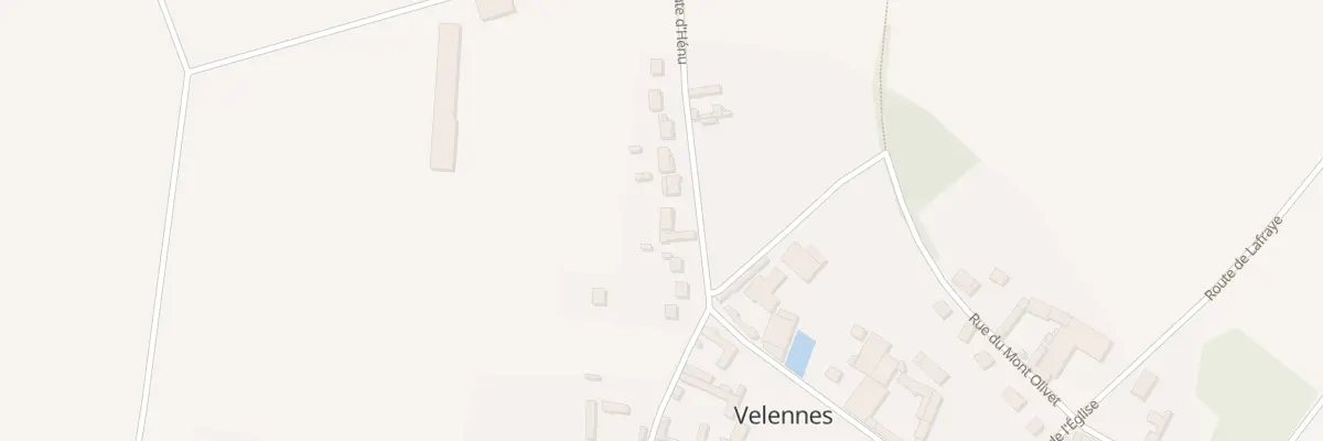 Plan du 5 Rte d’Henu à Velennes