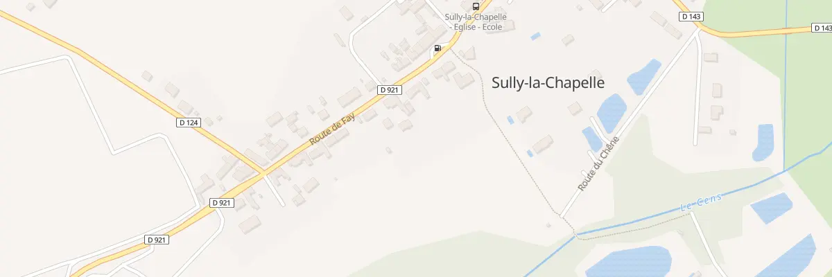 Plan du 35 Rte de Fay à Sully-la-Chapelle