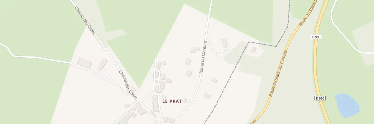 Plan du 5158 Le Prat à Saint-Maixant