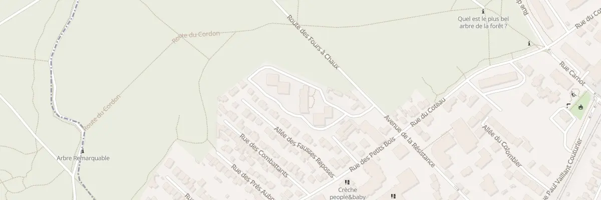 Plan du 49 Av de la Résistance à Chaville