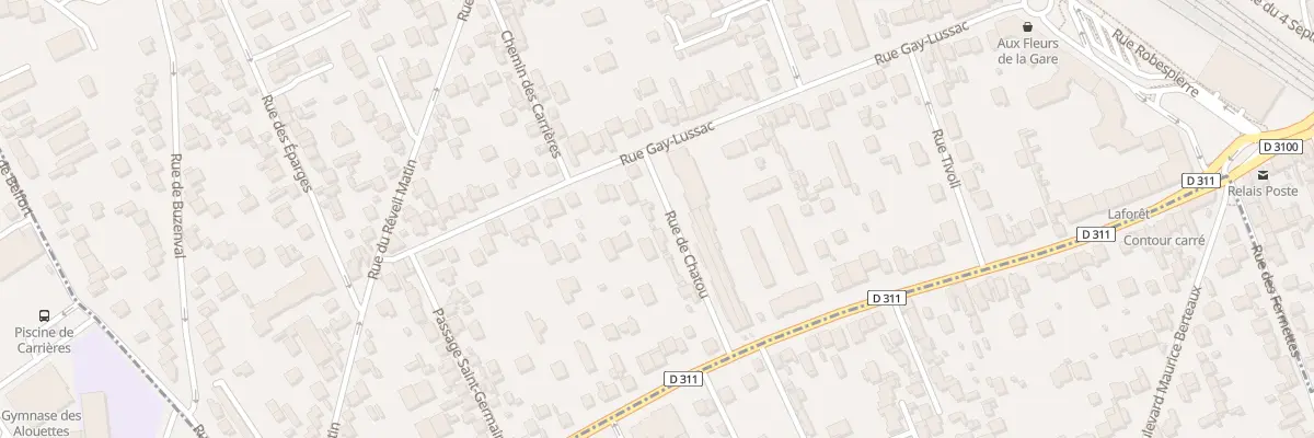 Plan du 2 Rue de Chatou à Houilles