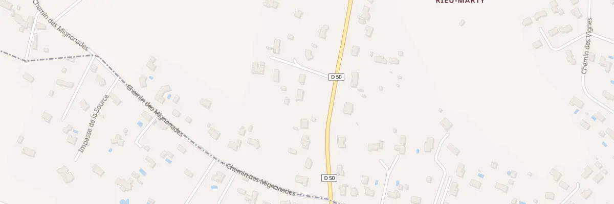 Plan du 92 Rte de Viviers les Montagnes à Saïx