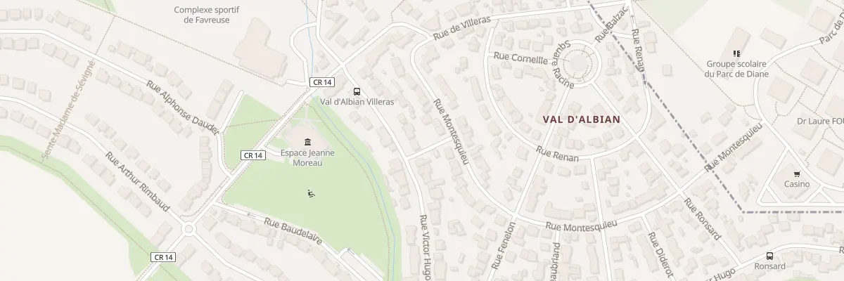 Plan du 2 Rue Rabelais à Saclay